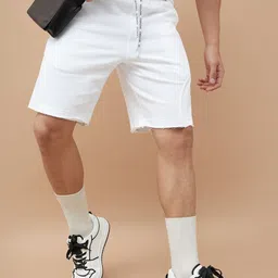 SmileyWorld Men Printed Denim Shorts-image-37