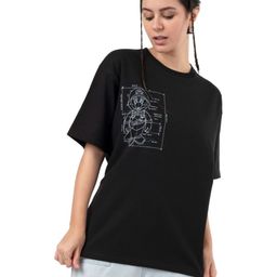 RHINO CULT Women Printed Polo Collar Pockets T-shirt-image-77