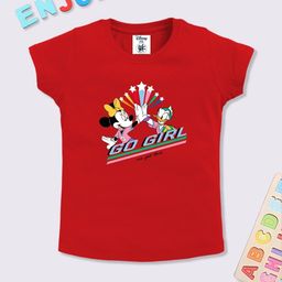 YK Disney Girls Minnie & Daisy Printed T-shirt-image-33