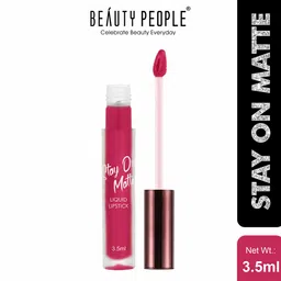 Beauty People Stay on Matte Liquid Lipstick - 3.5 ml - 12 Peppy-37