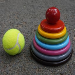 7 Stone Lagori Pitthu Satodiyu with 1 Ball Wooden Toy Outdoor Game Round-image-24