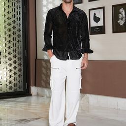 Campus Sutra Men Comfort Opaque Printed Casual Shirt-image-90
