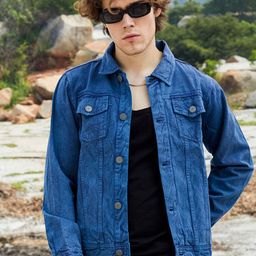 Campus Sutra Men Windcheater Denim Jacket-picture-27
