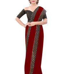 Flip The Style Zari Pure Georgette Saree-image-54