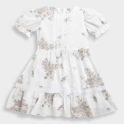 Tiny Girl Floral Print Puff Sleeve Fit & Flare Dress-image-69