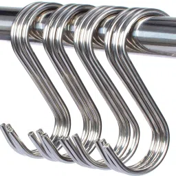 Heavy Duty S Hook Hanging Hangers Hooks for Kitchen,Bathroom,Bedroom and Office Hook 8-56