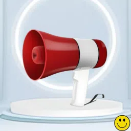 Handheld Megaphone with Siren, Microphone & Rechargeable for Outdoor EventsB30 Megaphone Portable Megaphone Siren Loudspeaker Function &Long Battery BackupE30 Outdoor PA System-18