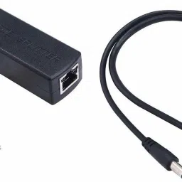 LipiWorld PoE Splitter Power Over Ethernet Adapter Active 48V to 12V for IP Camera IP Phone POE Devices PoE Switches (Pack-2) Lan Adapter-3