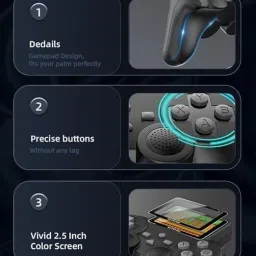 CHG S10 Legacy Controller Gamepad 500 in 1 Handheld Video Games for Kids 5 GB with Full HD HDMI Output 9 Emulator, Video Games for Tv, Gaming Console image 4