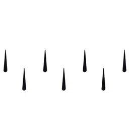 Comet Busters 5 Pcs Reusable Designer Bindis - Black image 2
