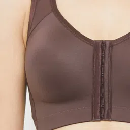 Soie Pack of 2 Front Closure Full Coverage Non Padded Non Wired Posture Correction Bra image 2