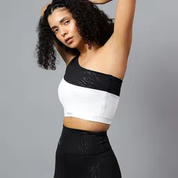 Fitkin Colourblocked Bra Medium Coverage image 2