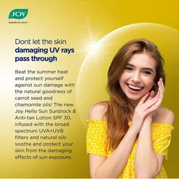 JOY Sunblock & Anti Tan SPF 30 PA++ Broad Spectrum Sunscreen - 120ml image 3