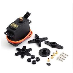 generic MG995 Metal Gear Servo Motor (180º Rotation)-Standard Quality for Robotics Science Project Drone image 3