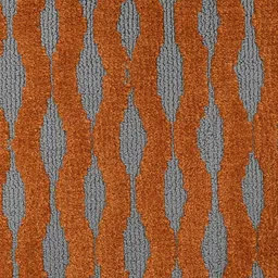 PRESTO Gold-Toned & Grey Abstract Printed No-Shred Carpet image 5