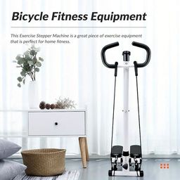 Seafront Twist Stepper Machine with Resistance Bands, LCD Monitor and Height Adjustable Stepper Exercise Equipment | Tone Your Buttocks, Legs, Thighs, Waist & More for Home Workouts image 5