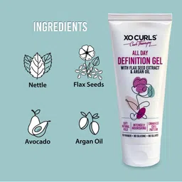 XO CURLS 3-Pcs All Day Definition Gel-Hydrating Conditioner & Leave In Conditioner Combo image 4