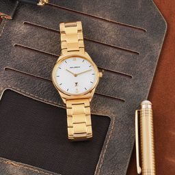 PAUL HEWITT Women White Dial & Gold Toned Stainless Steel Straps Analogue Watch-image-82
