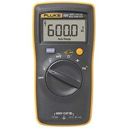 Fluke 101 Digital Multimeter 6000 Counts Volt Meter IP40 AC/DC Volt & Ohm Tester Continuity Test with Buzzer Portable Electrical Tool Tests Live Wire image 2
