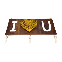 VAH Kya Bat Hai !! Brown Wooded Hanging Wall Decor-image-51