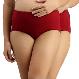 Morph Maternity Pack Of 2 Maternity Hygiene Panties - Maroon-picture-7
