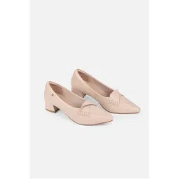 Allen Solly Women Beige Pump Heels-picture-4