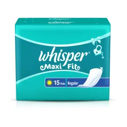 Whisper Maxi Fit Regular 15s Sanitary Pads for Women-picture-16