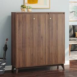 urban ladder Webster Engineered Wood Shoe Rack in Classic Walnut Finish-picture-22