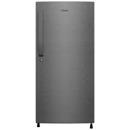 Haier 190 Litres 4 Star Direct Cool Single Door Refrigerator with Antibacterial Gasket (HED203DSP, Brushline Silver)-image-34