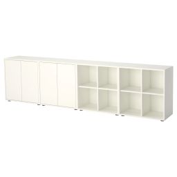 ikea eket Cabinet combination with feet, white, 280x35x72 cm-picture-4