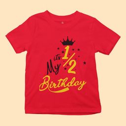 YK X First Laugh Boys Printed T-shirt-image-74