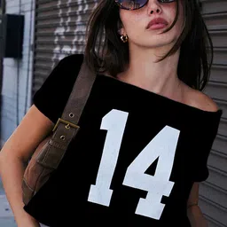 StyleCast x Revolte Women Typography Printed Boat Neck Top-picture-25