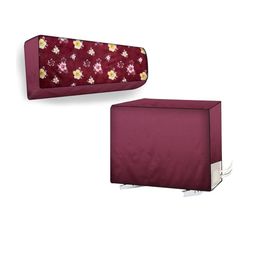 The Furnishing Tree Split AC Cover Set of Indoor and Outdoor Unit Used for 1.5 Ton Bluestar VLUS Fl-image-89