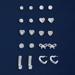 Accessorize Set Of 10 Bow Shaped Studs-picture-23