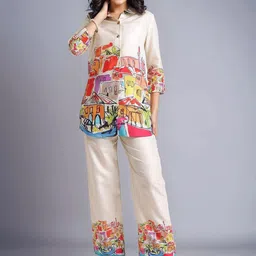 Anouk Printed Shirt With Trousers-image-66