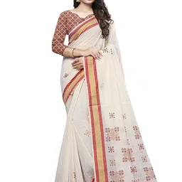 KALINI Ethnic Motifs Embroidered Saree-picture-18
