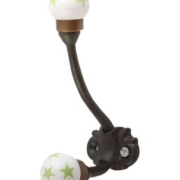 IndianShelf 1 Piece Ceramic Star Wall Hooks Cloth Hanger-image-98