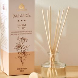 Home Centre White & Beige Unwind Aroma Oil Reed Diffuser 100 ml-55