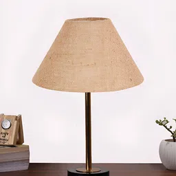 Aura Beige Metal Contemporary Frusturical Shaped Table Lamp-picture-53