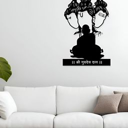 ARTROOMS Black Swami Samarth Wall Hanging-picture-32