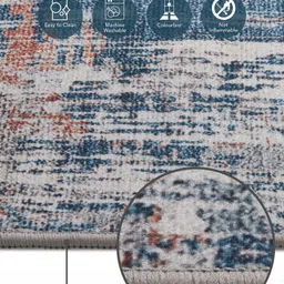 OBSESSIONS Beige & Brown Printed Rectangular Bedside Runners image 5