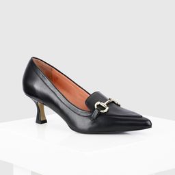 Oroh Women Leather Party Kitten Pumps-picture-46