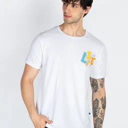 Status Quo Men Typography Printed Cotton T-shirt-picture-32