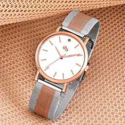 DressBerry Women Embellished Dial & Straps Analogue Watch HOBDK2503-WH-39
