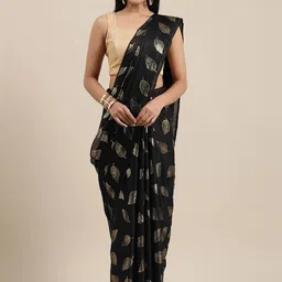 DIVASTRI Floral Satin Saree-picture-27
