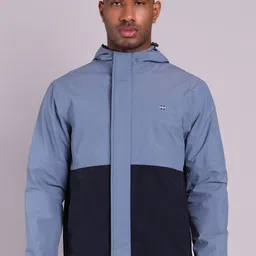 HOUSE OF VEDAS Men Colourblocked Windcheater and Water Resistant Outdoor Sporty Jacket-picture-19