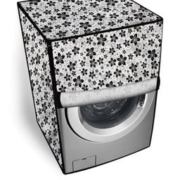 The Furnishing Tree Grey Printed Washing Machine Cover-image-98