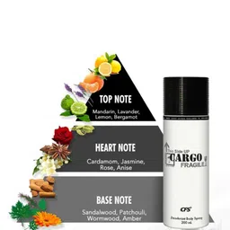 CFS Cargo Fragile-Pure Heart Set Of 3 Deodorant Body Spray-200ML Each image 3