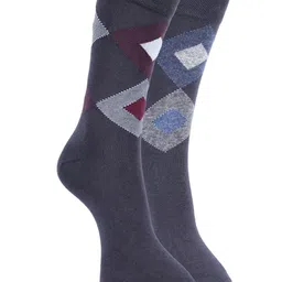 Force NXT Men Pack Of 2 Patterned Calf-Length Socks-image-32