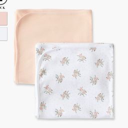 Juniors by Babyshop Pink & White Set of 2 Mild Winter Blanket-image-54
